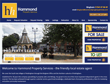 Tablet Screenshot of hammondpropertyservices.com